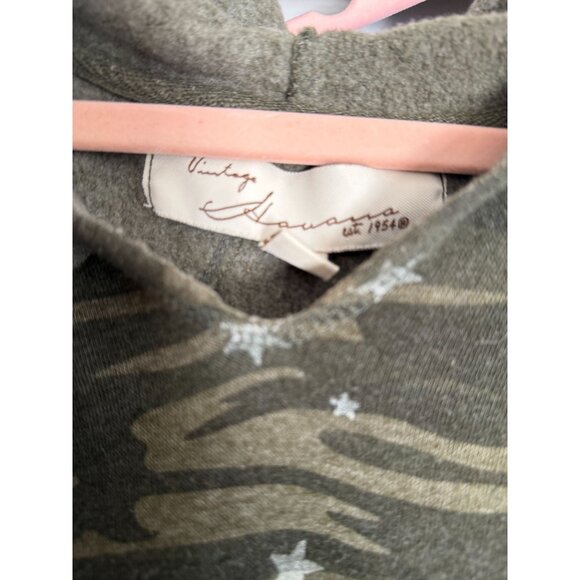 VINTAGE HAVANA GREEN CAMO STAR SWEATPANTS JOGGER AND HOODIE SET SZ MEDIUM - Picture 3 of 8